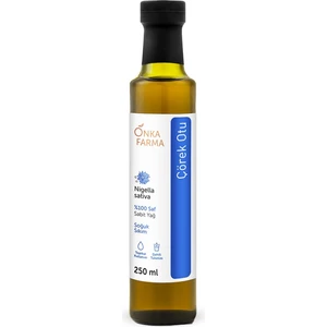 Onkafarma  Çörekotu Yağı %100 Saf 250 ml Yerli Çörek Otu Tohum Soğuk Sıkım Yerli Üretim Yüksek Timokinonlu