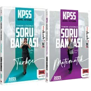 2025 Kpss Genel Yetenek Tamamı Çözümlü Türkçe+Matematik Soru Bankası Seti