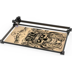 80W Lazer Kesim ve Gravür Oyma Makinası 50X50 cm + Kompresör Lineer Kızaklı