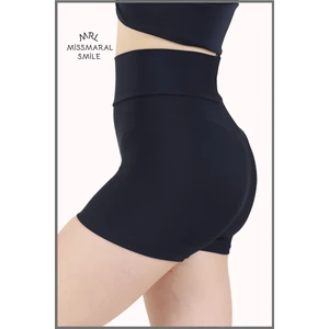 Miss Maral Kadın Mini Şort Boxer Lacivert Yüksek Bel  Fit Görünüm 11080