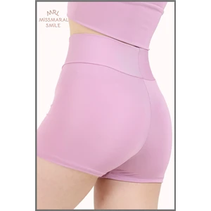 Miss Maral Kadın Mini Şort Boxer Lila Yüksek Bel  Fit Görünüm 11080