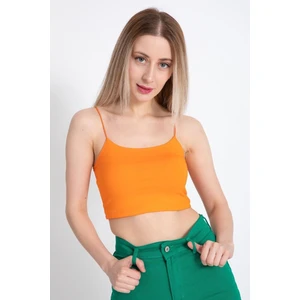 Kadın İp Askılı Büstiyer Oranj - 20544