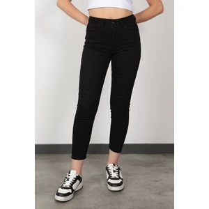 Kadın Skinny Pantolon Siyah - 306-01