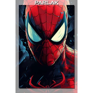 Spider Man Çizgi Sanatsal Poster / Örümcek Adam Çizgi Sanatsal Poster