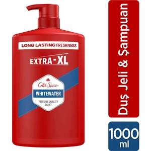 Old Spice Whitewater Erkek Duş Jeli ve Şampuan 1000 ml XXL Büyük Boy