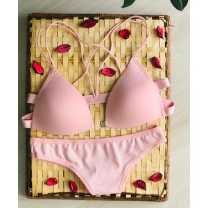 My Secret Önden Açmalı Arkası Çapraz Ip Sütyen Takımı