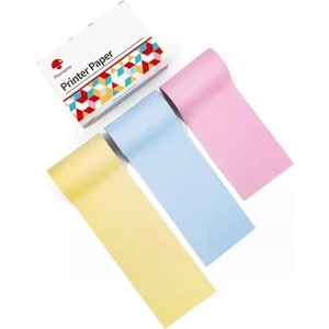 T02 Yapışkansız Renkli 53MMX6,5MT - 3 Rulo - Sarı, Pembe, Mavi 5 Yıl Dayanıklı