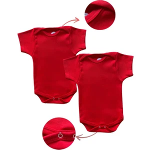 Betül Bebek Kısa Kollu 2'li Organik Pamuk Çıtçıtlı Bebek Body&zıbın