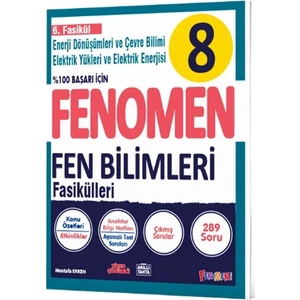 Fenomen Çocuk Yayınları 8. Sınıf Fenomen Fen Bilimleri 6. Fasikül Fenomen Kitap