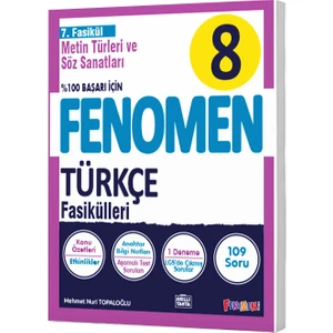 Gama Yayınları 8. Sınıf Türkçe 7.fasikül (Metin Türleri ve Söz Sanatları)