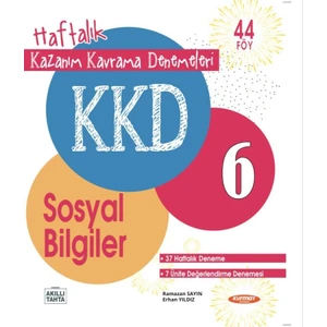 Kurmay Yayınları 6.Sınıf 2023 Sosyal Bilgiler Kazanım Kavrama Denemeleri 44 Fasikül