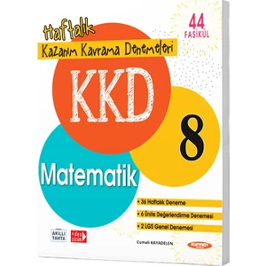 Kurmay Yayınları 8.Sınıf Kazanım Kavrama Matematik Denemeleri