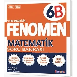Gama Yayınları Fenomen 6. Sınıf Matematik B ( 6B ) Soru Bankası