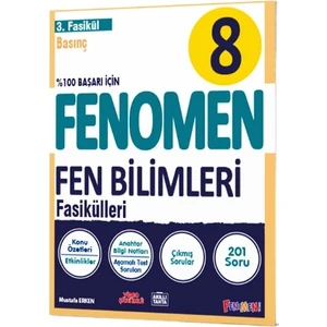 Fenomen Yayınları 8. Sınıf 2023 Fen Bilimleri 3. Fasikül Basınç