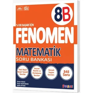 Gama Yayınları Fenomen 8. Sınıf Matematik Soru Bankası - B
