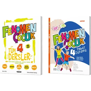 Fenomen Çocuk Yayınları 4. Sınıf Tüm Dersler Soru Bankası + Deneme Seti 2 Kitap 2023