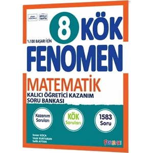 Fenomen Yayıncılık 8. Sınıf Lgs Matematik Kök Soru Bankası