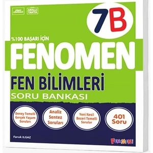 Gama Yayınları 7. Sınıf Fen Bilimleri (B) Fenomen Soru Bankası
