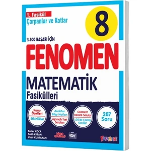 Gama Yayınları Fenomen 8. Sınıf LGS Matematik 1. Fasikül Konu Özetli Soru Bankası