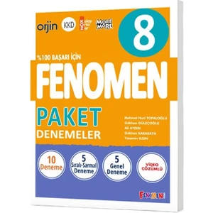 Gama Yayınları Fenomen 8. Sınıf Paket Denemeler