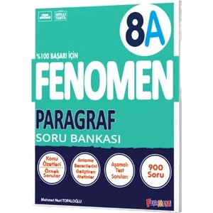 Fenomen Yayıncılık Fenomen 8. Sınıf Paragraf Soru Bankası (A)
