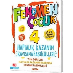 Fenomen Çocuk Yayınları Haftalık Kazanım Kavrama Fasikülleri Tüm Dersler