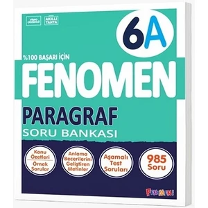 Fenomen Yayıncılık 6. Sınıf Paragraf Soru Bankası (A)