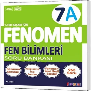 Fenomen Yayıncılık 7. Sınıf Fen Bilimleri Soru Bankası (A)