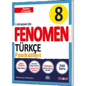 Fenomen Yayıncılık 8. Sınıf TÜRKÇE FASİKÜL