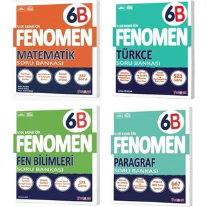 Gama Yayınları 6. Sınıf Fenomen Soru Bankası Seti 4 Kitap Yeni 2022