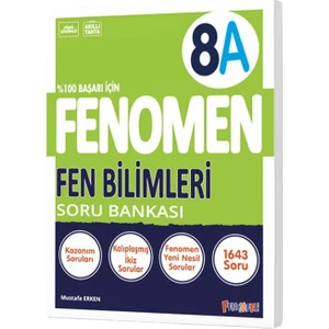 Gama Yayınları Fenomen 8. Sınıf LGS Fen Bilimleri Soru Bankası (A)