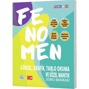 Gama Yayınları LGS 8. Sınıf Fenomen Görsel, Grafik, Tablo Okuma ve Sözel Mantık Soru Bankası