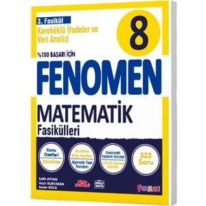 Gama Yayınları Fenomen 8. Sınıf LGS Matematik 3. Fasikül Konu Özetli Soru Bankası