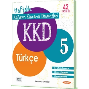 Kurmay Yayınları 5.Sınıf Türkçe Kazanım Kavrama Denemeleri 42 Fasikül 2023