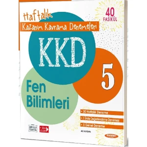 Kurmay Yayınları KKD 5.Sınıf Fen Bilimleri Haftalık Kazanım Kavrama Denemeleri