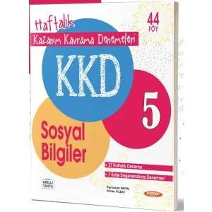 Kurmay Yayınları KKD 5.Sınıf Sosyal Bilgiler Haftalık Kazanım Kavrama Denemeleri