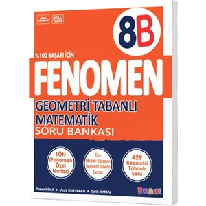Gama Yayınları Fenomen 8. Sınıf LGS Geometri Tabanlı Matematik Soru Bankası