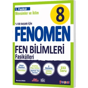 Fenomen Yayıncılık 8. Sınıf Lgs Fen Bilimleri 1. Fasikül Konu Özetli Soru Bankası