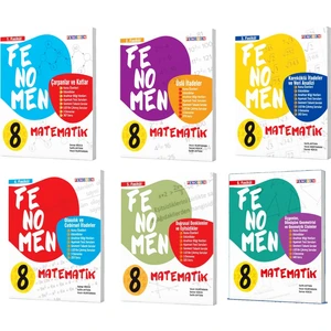Gama Yayınları Fenomen 8. Sınıf LGS Matematik 1.2.3.4.5.6. Fasikül (Özetli) Soru Bankası 6 Kitap