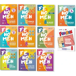 Fenomen Yayınları Fenomen Okul 8. Sınıf LGS Fenomen Soru Seti Tam Set 11 Kitap 2023