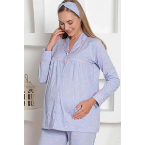 2796 Mavi Hamile Lohusa Pijama Tk