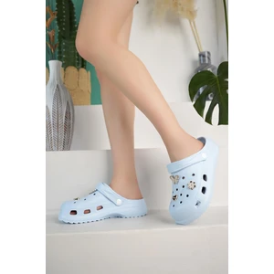 Lady Classy Taşlı Şık Tasarım Cross Unisex Terlik