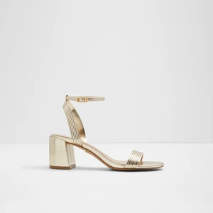 Aldo Emelda Sandalet Orta Boy Topuklu Sandalet - Gold
