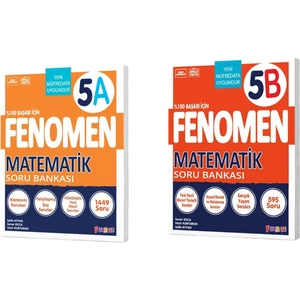 Fenomen 5. Sınıf Matematik (A) ve (B) Soru Bankası