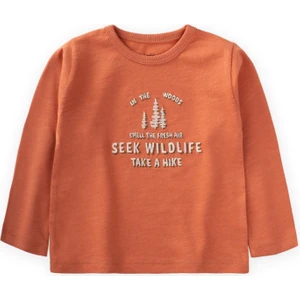 Seek Wıldlıfe Nakışlı Mevsimlik T-Shırt   Oranj