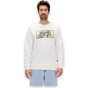 Bad Bear Caen Beyaz Erkek Baskılı Sweatshirt