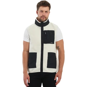 Erkek Polar Kolsuz Çift Renk Yelek 3 Cepli Comfort Fit