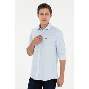 U.S. Polo Assn. Erkek Açık Mavi Gömlek Basic 50293948-VR003