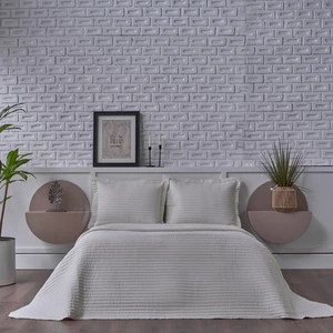 Doqu Home Otto Yatak Örtüsü Çift Kişilik - Ekru