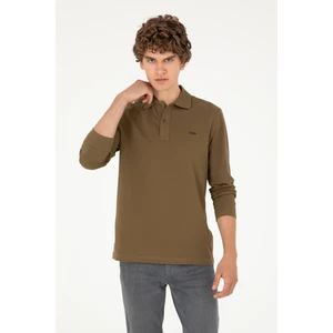 U.S. Polo Assn. Erkek Haki Sweatshirt 50295169-VR027